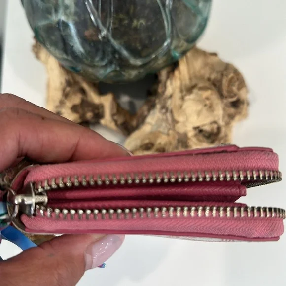 Coach Waverly Pastel Optic C Zip Around Wallet